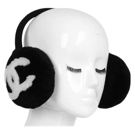 chanel earmuff|Chanel earmuffs On Sale .